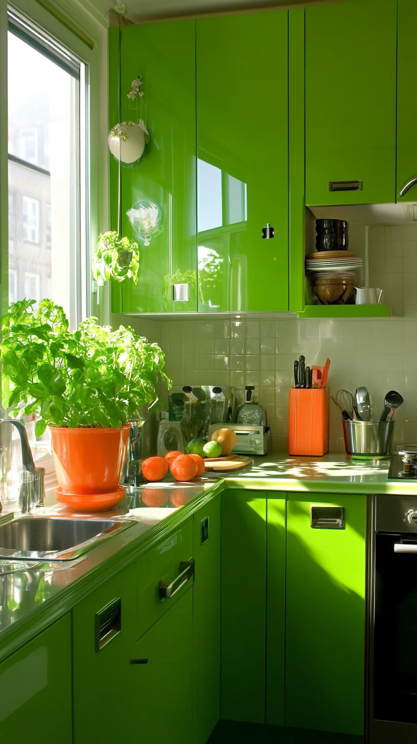 Bold and Bright: Transform Your Kitchen into a Vibrant Green Oasis