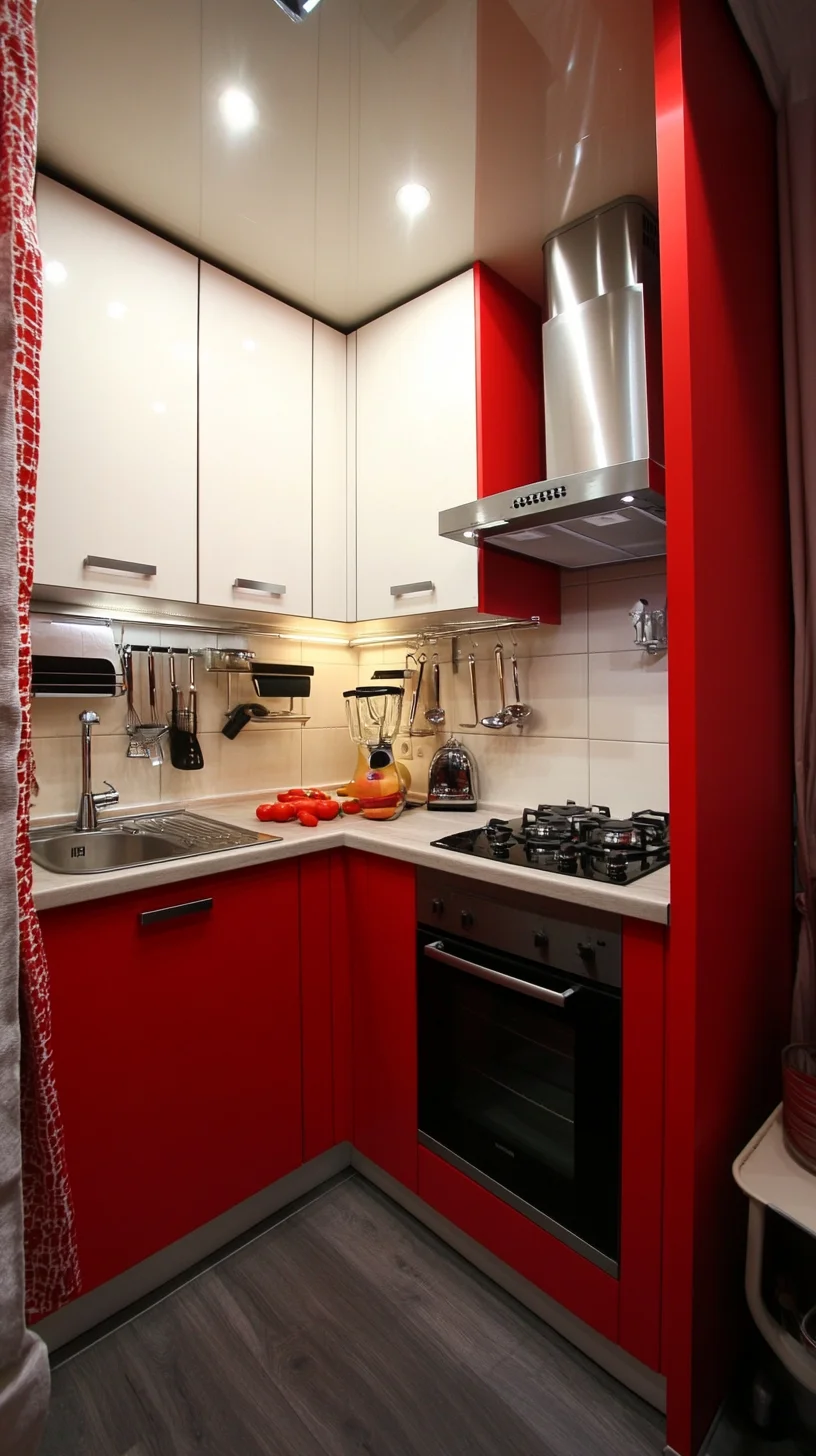 Bold and Bright: Transform Your Kitchen with Striking Red Accents