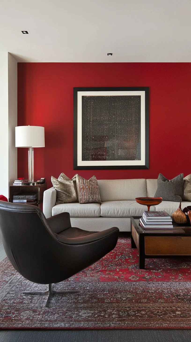 Bold Elegance: Transform Your Space with Striking Red Accents