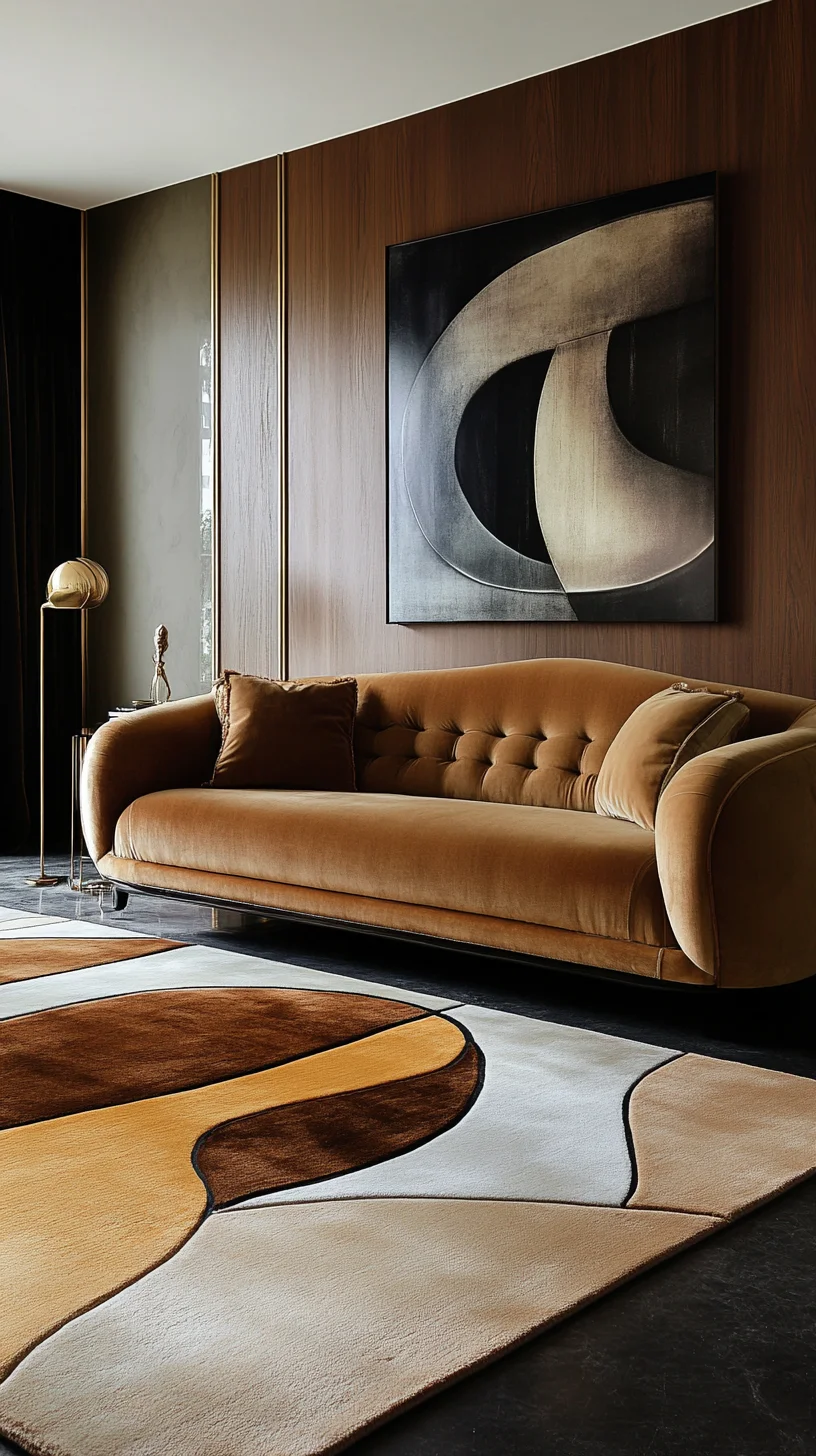 Chic Retro Elegance: Embrace the Warmth of Mid-Century Modern Design