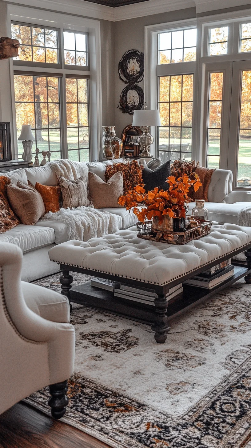 Cozy Autumn Vibes: A Stylish Update for Your Living Room Sanctuary