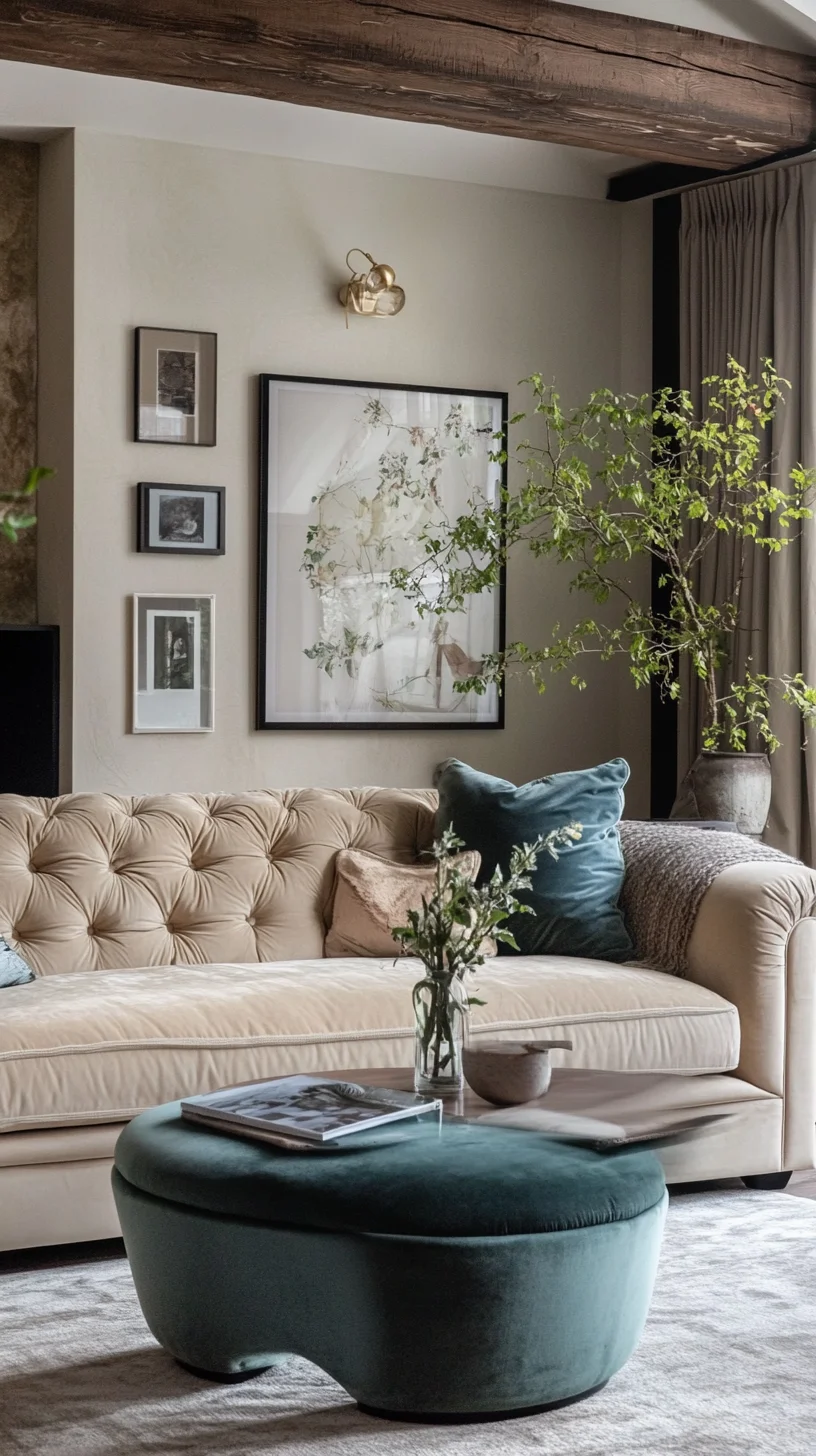 Cozy Elegance: Embrace Timeless Style with a Chic Living Room Oasis