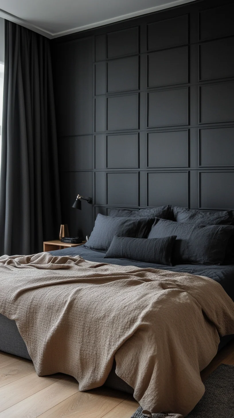 Cozy Elegance: Mastering the Chic Dark Bedroom Aesthetic