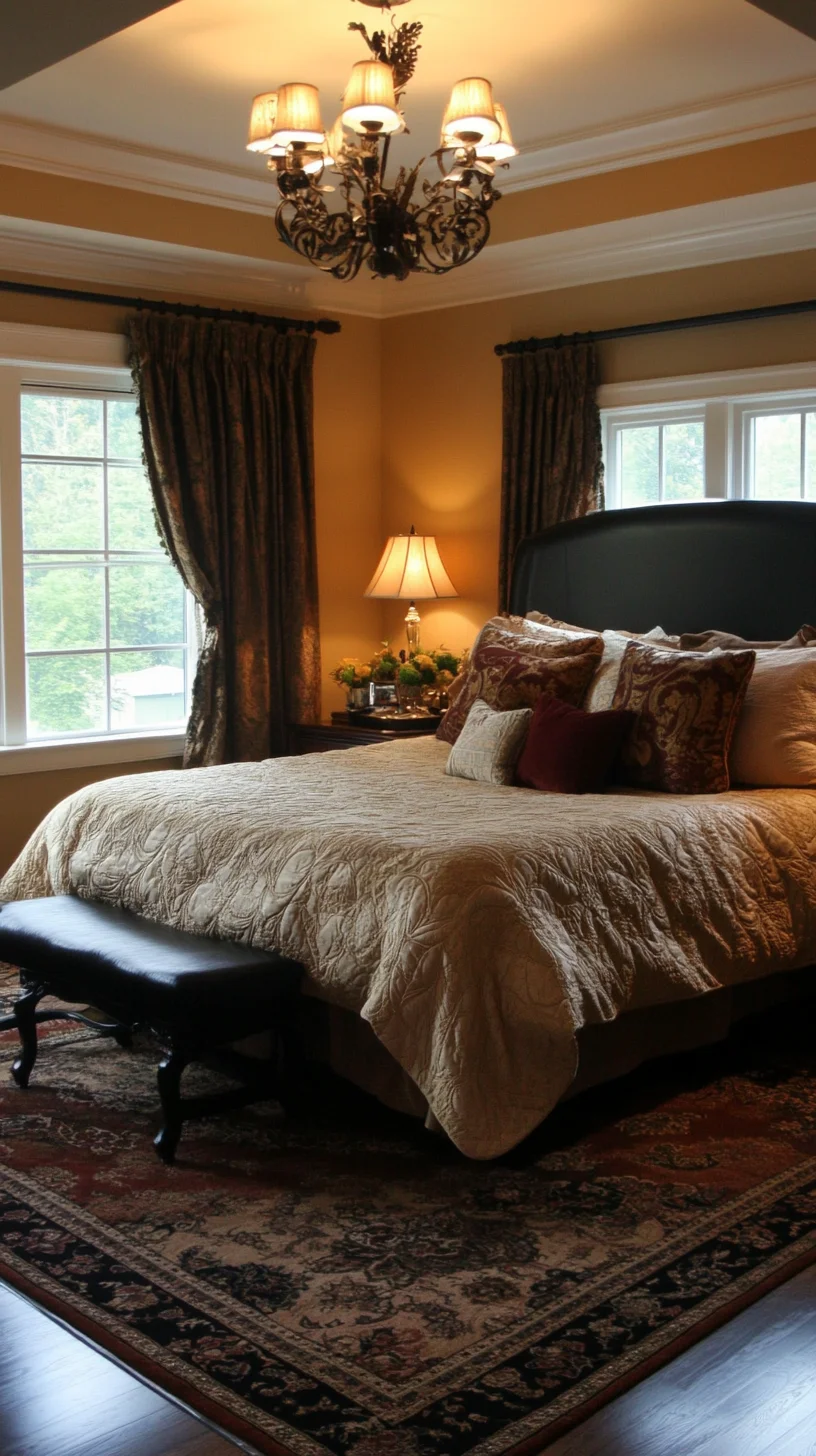 Cozy Elegance: Transform Your Bedroom with Timeless Textures and Warm Hues