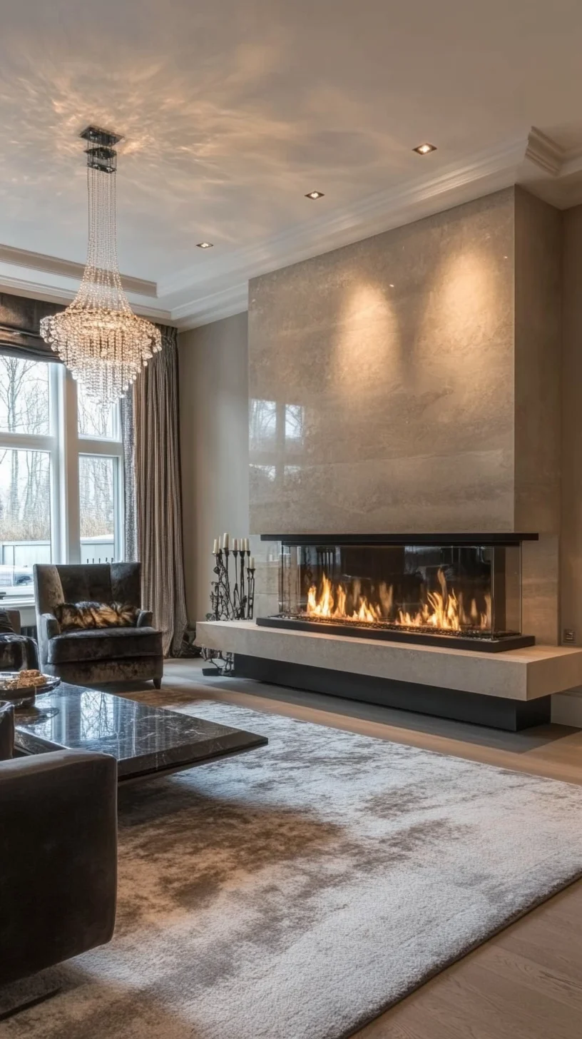 Cozy Elegance: Transform Your Space with a Contemporary Fireplace Feature