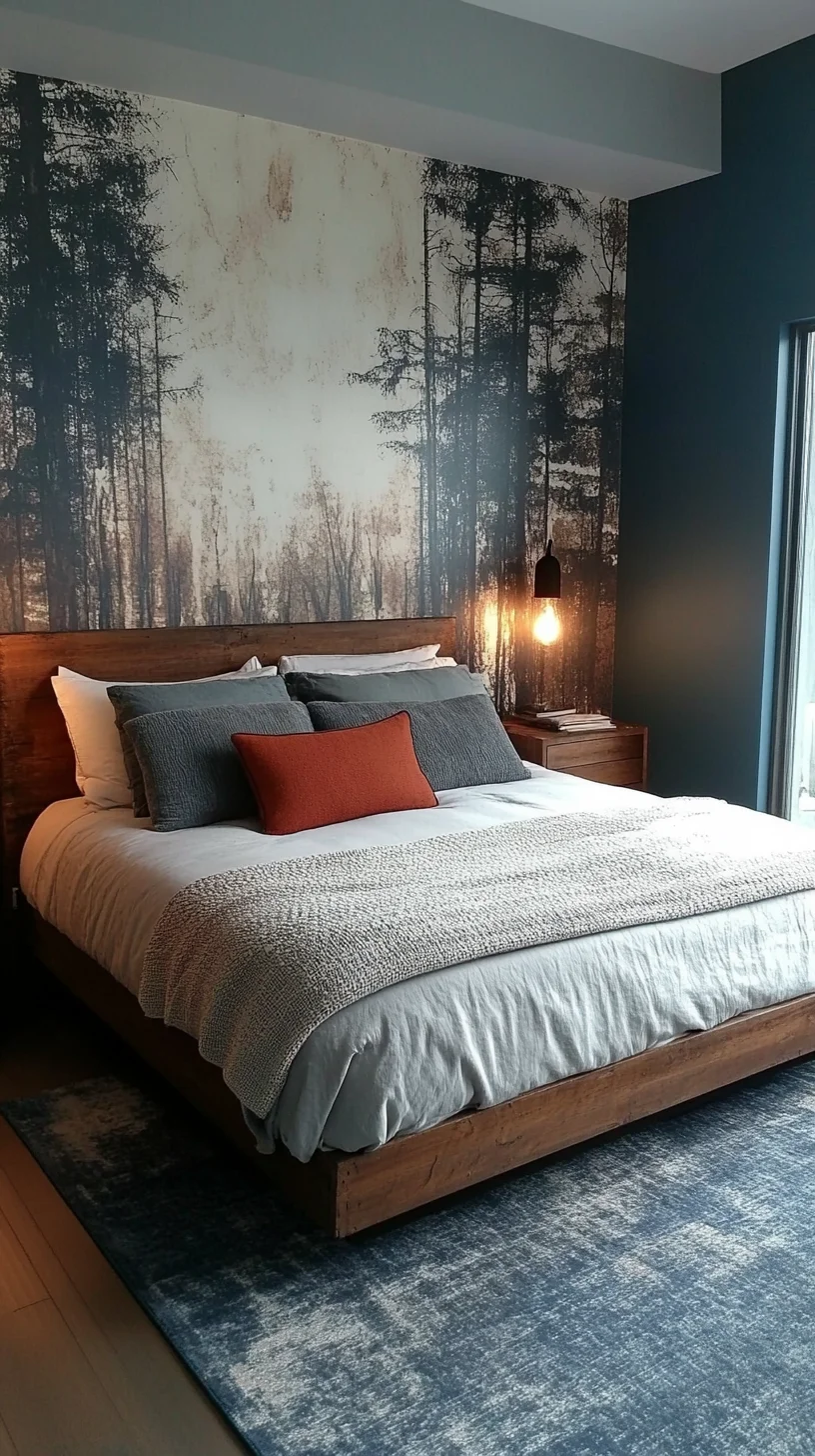 Cozy Forest Retreat: Elevate Your Bedroom with Nature-Inspired Decor