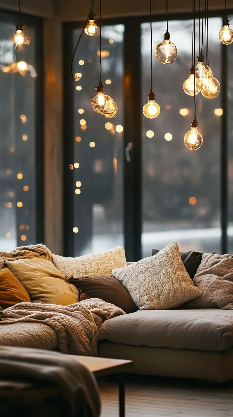 Cozy Luminescence: Create a Warm, Inviting Space with Ambient Lighting and Textures