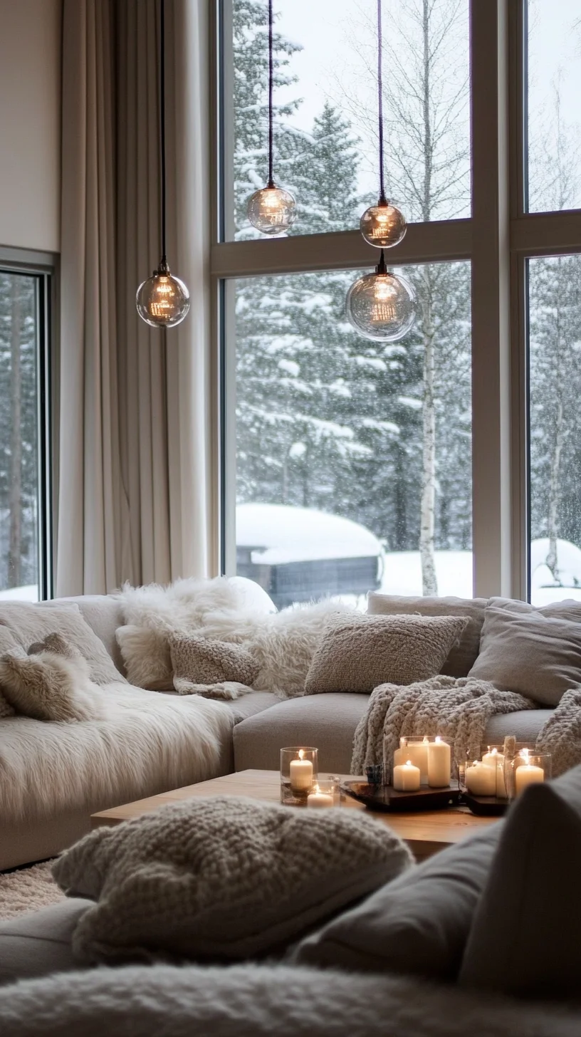 Cozy Scandinavian Retreat: Create Your Winter Wonderland Living Room