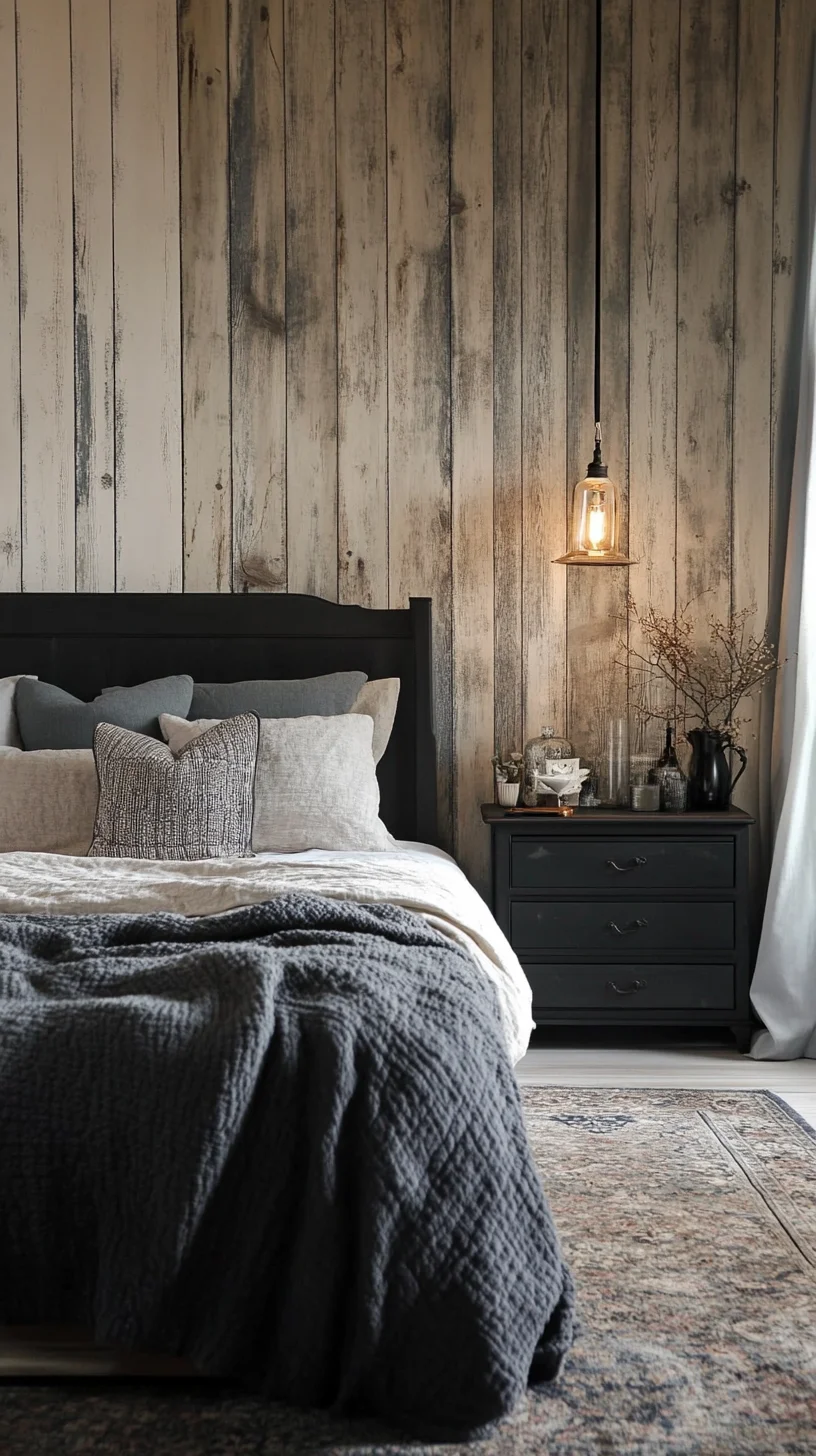 Cozy Serenity: Transform Your Bedroom with Rustic Charm and Modern Elegance