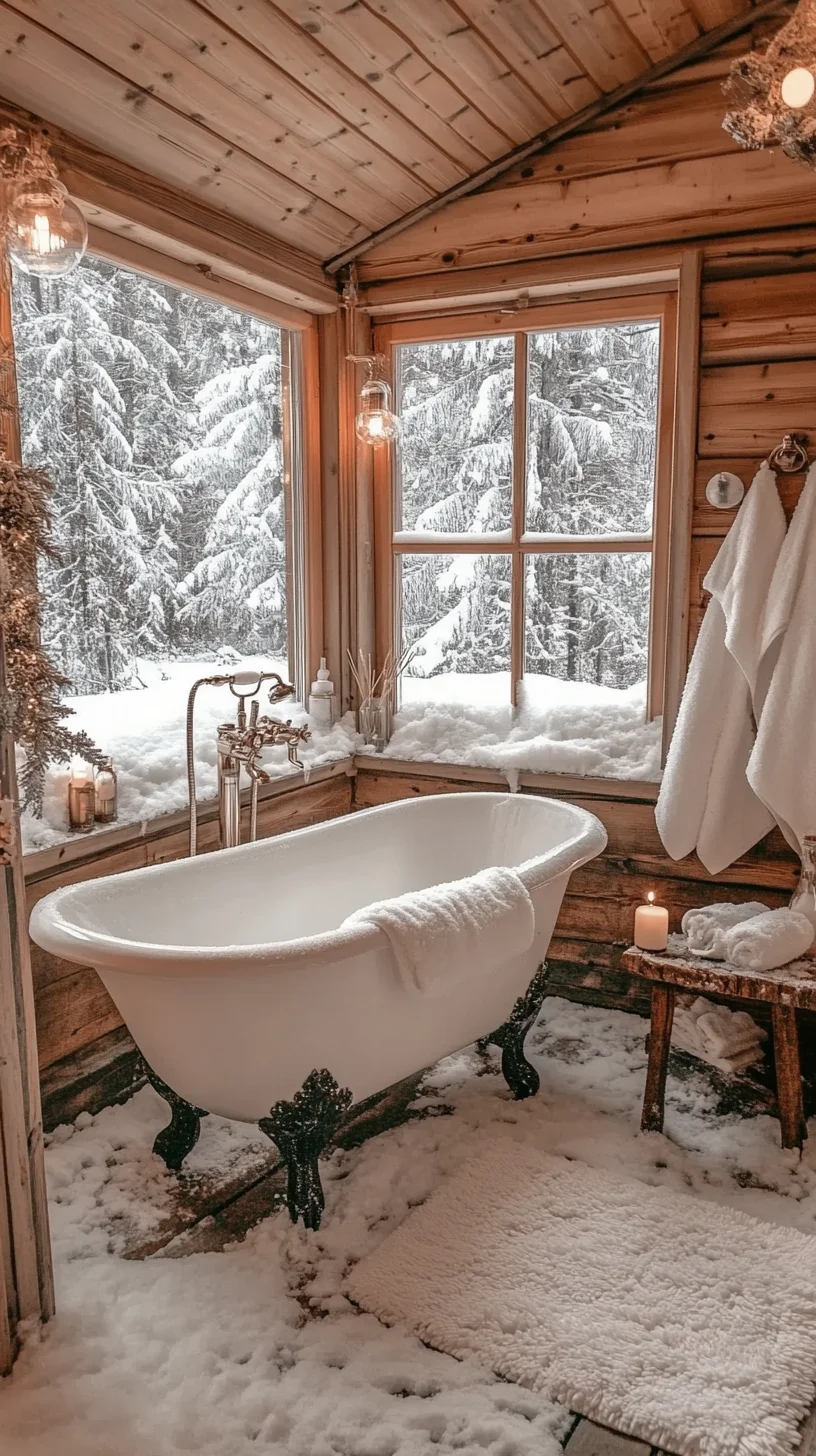 Cozy Winter Oasis: Elevate Your Bathroom into a Serene Spa Retreat