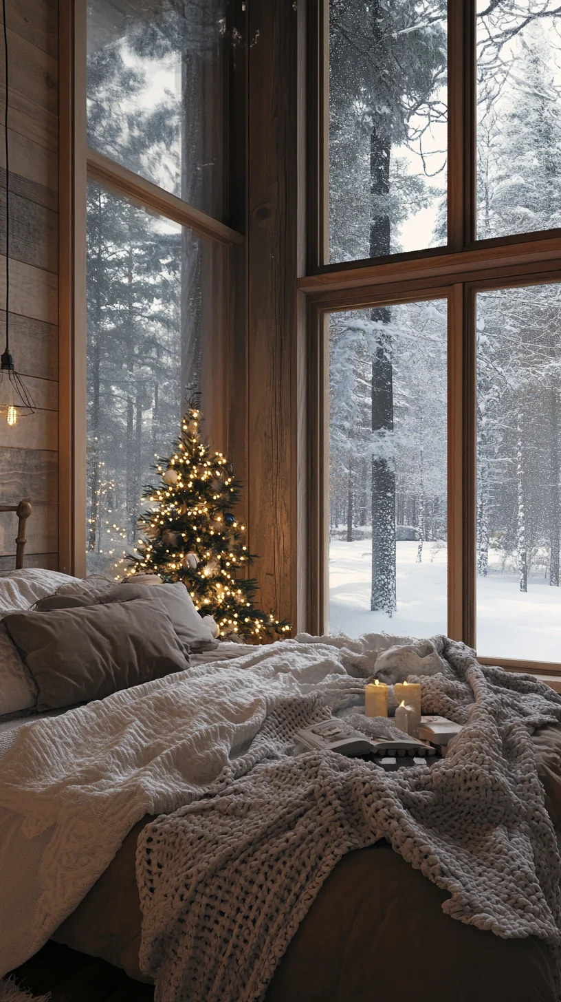 Cozy Winter Retreat: Embrace Rustic Elegance with Stunning Décor