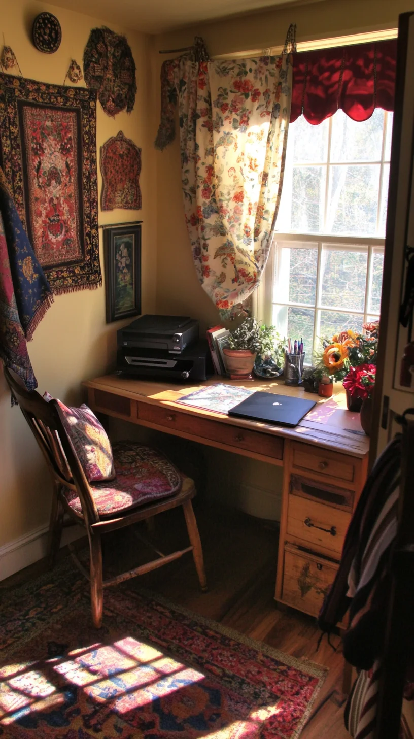 Create a Cozy and Charming Workspace with Vintage Flair