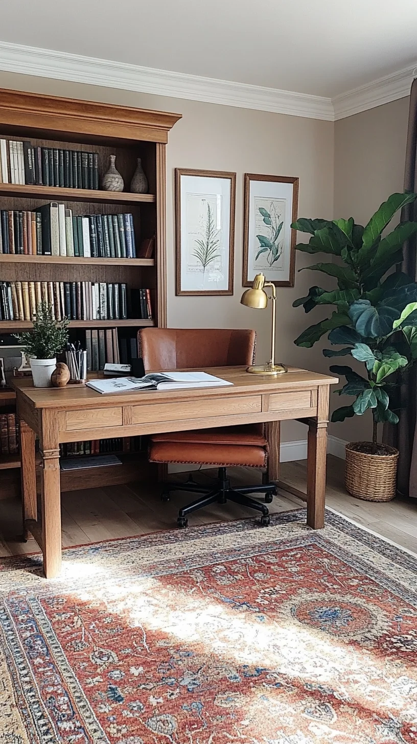 Create a Cozy and Stylish Home Office: Embrace Warmth and Functionality