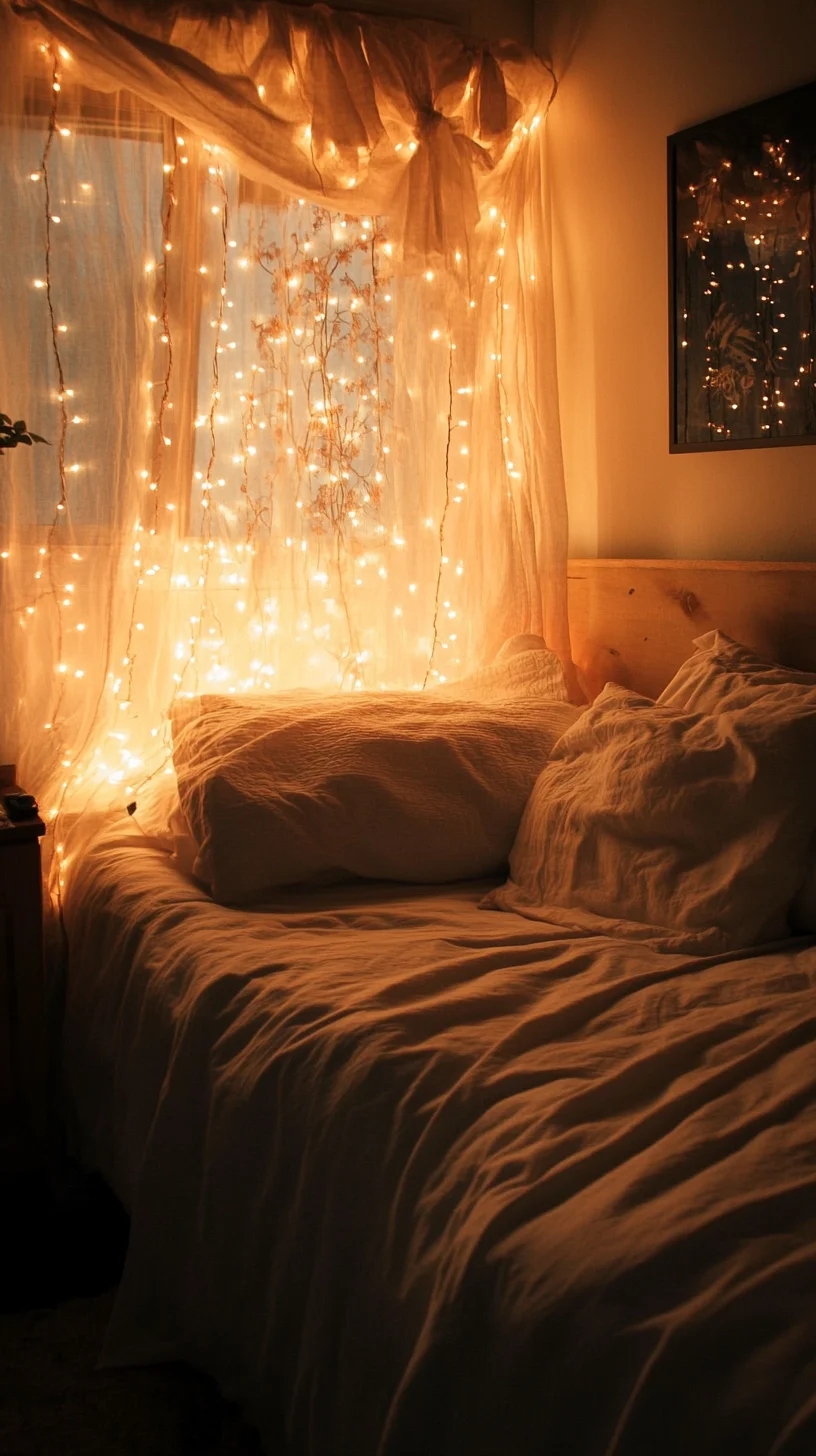 Create a Cozy Oasis with Soft Textures and Twinkling Fairy Lights