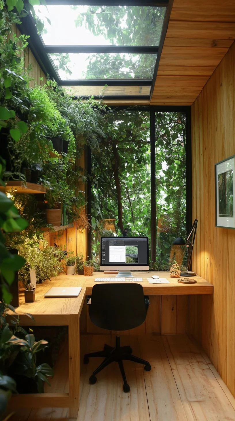 Create Your Dream Green Workspace: A Guide to Lush Home Office Styles