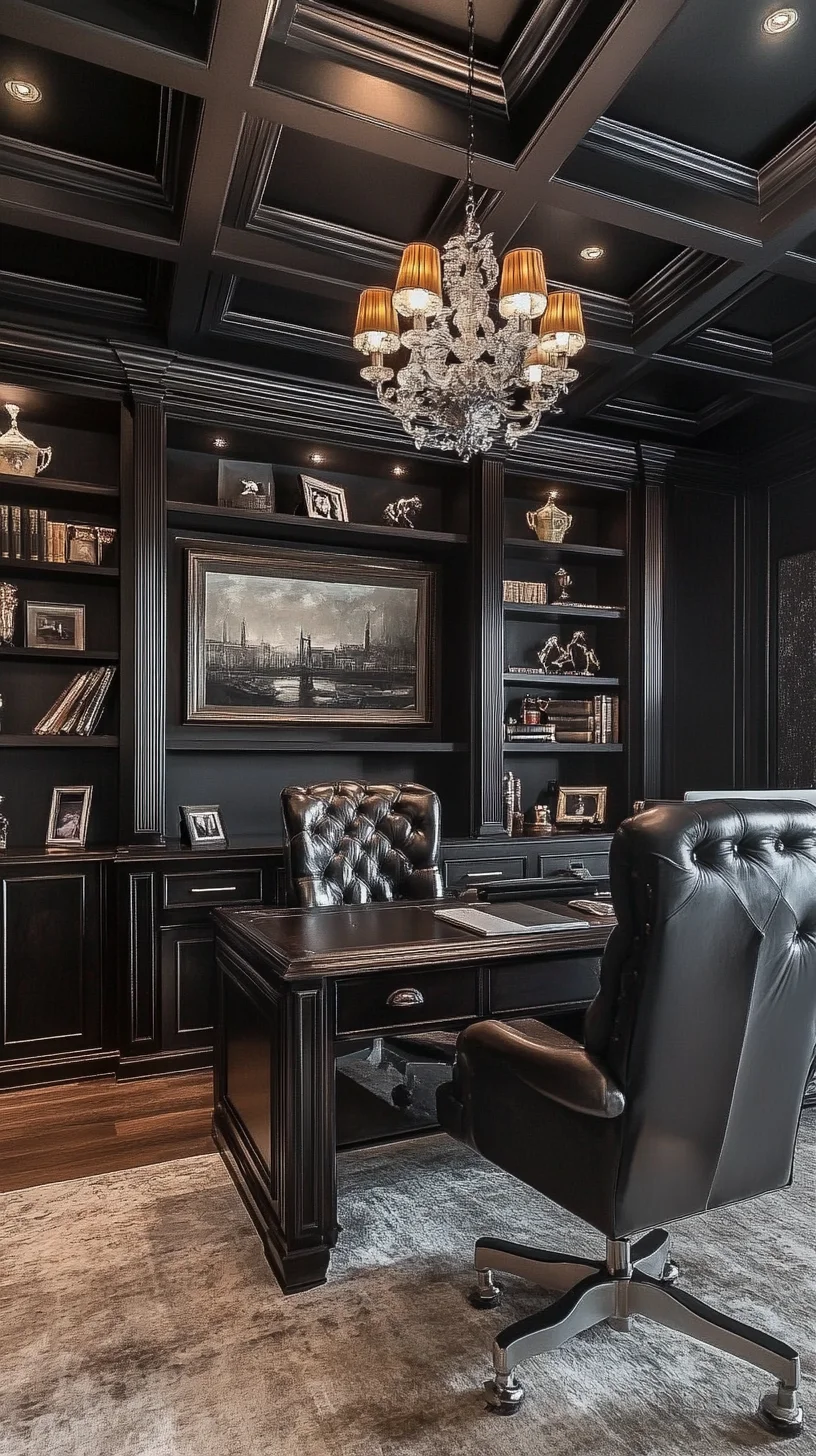 Elegant Sophistication: Transform Your Space with Timeless Black Décor