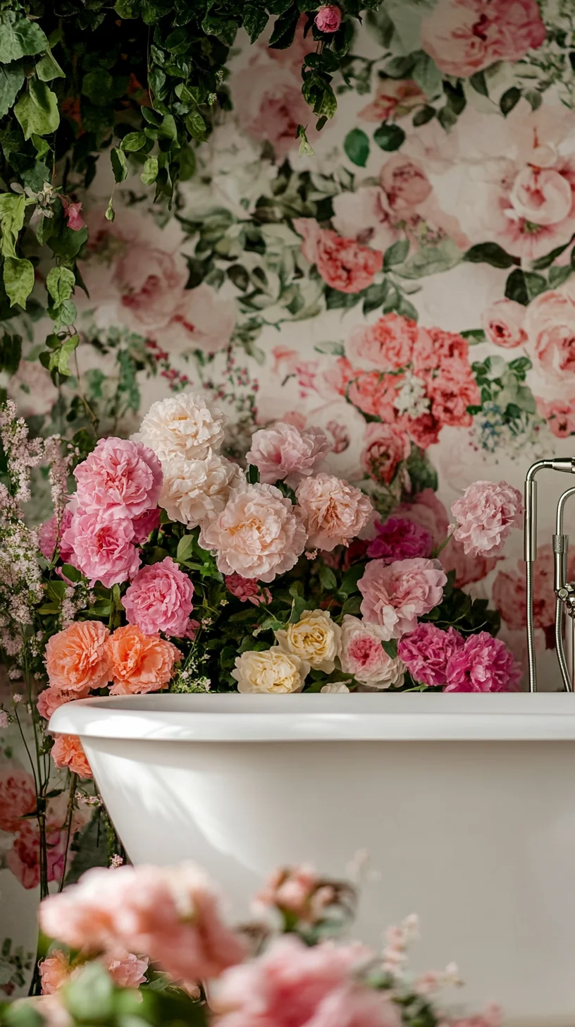 Elevate Your Bathroom Aesthetic with Gorgeous Floral Accents