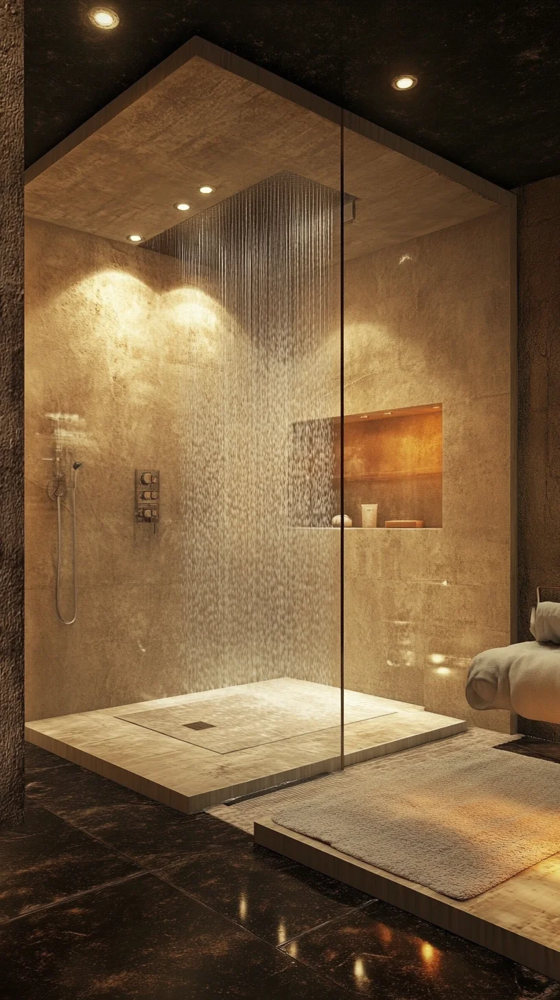 Elevate Your Bathroom Oasis with a Luxurious Rainfall Shower Experience