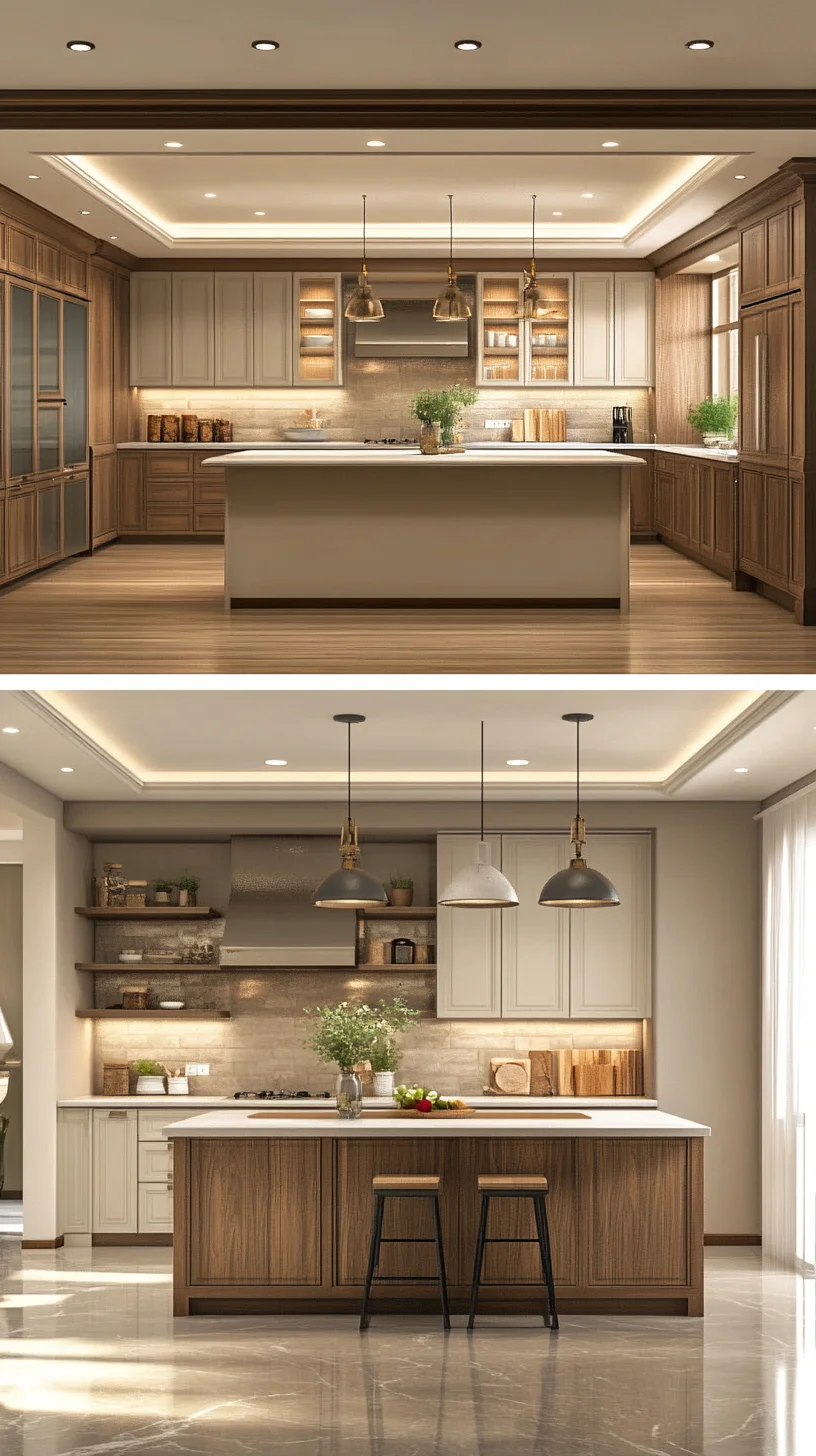 Elevate Your Culinary Space: Chic Two-Tone Kitchen Elegance