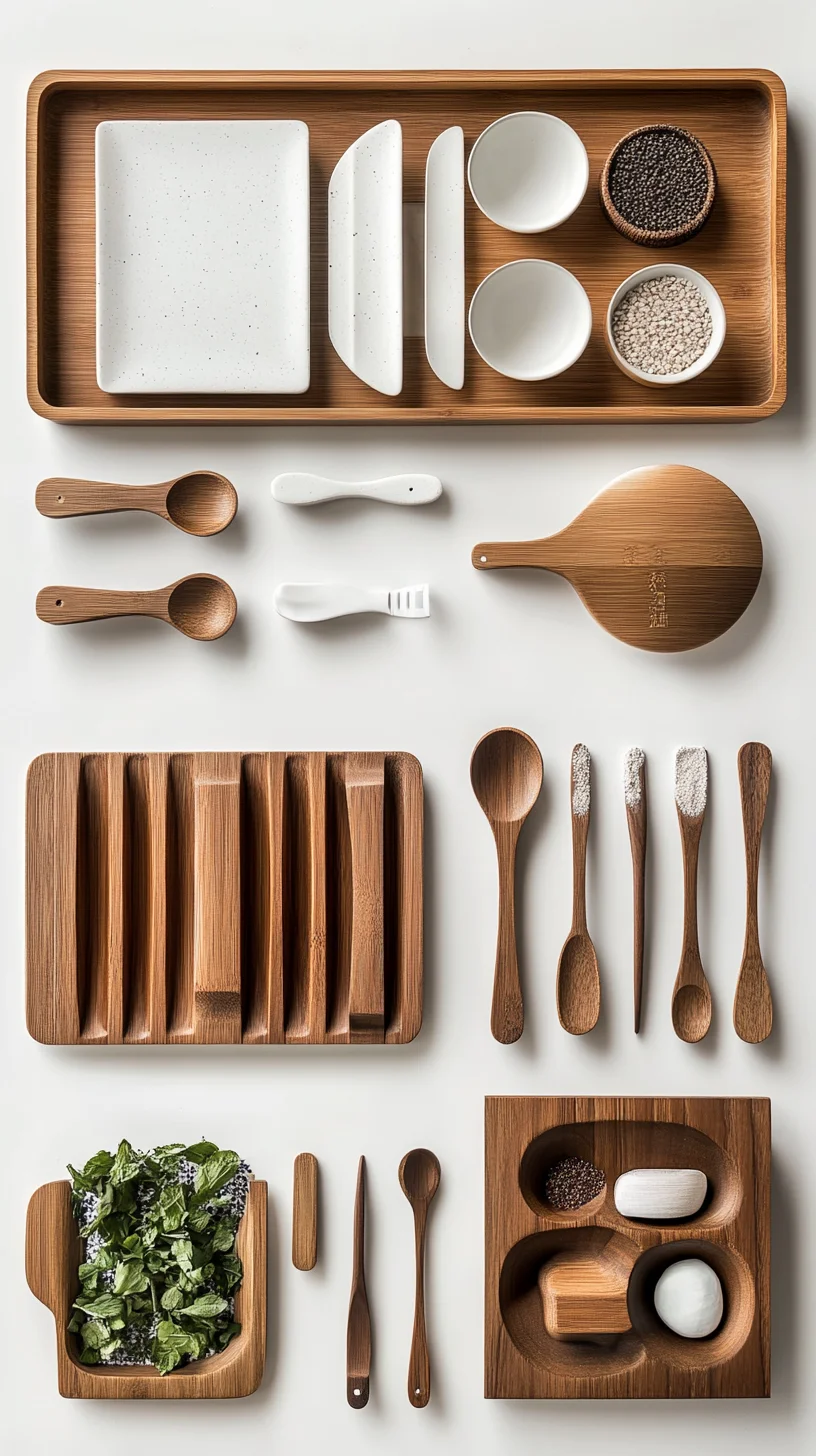 Elevate Your Kitchen Aesthetics with Timeless Bamboo Tableware