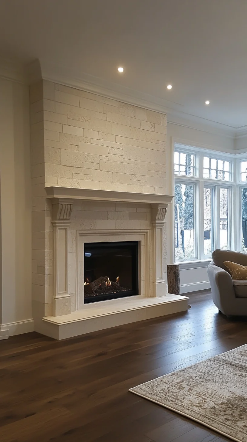 Elevate Your Living Space with a Stunning Stone Fireplace Feature