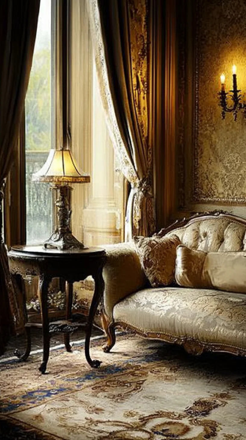 Elevate Your Living Space with Luxurious Vintage Glamour