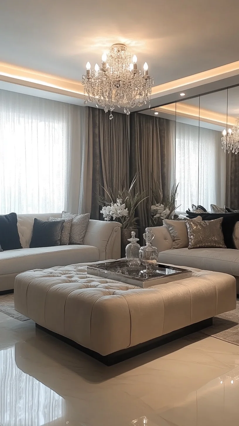 Elevate Your Space: Chic Elegance with Plush Textures and Timeless Design