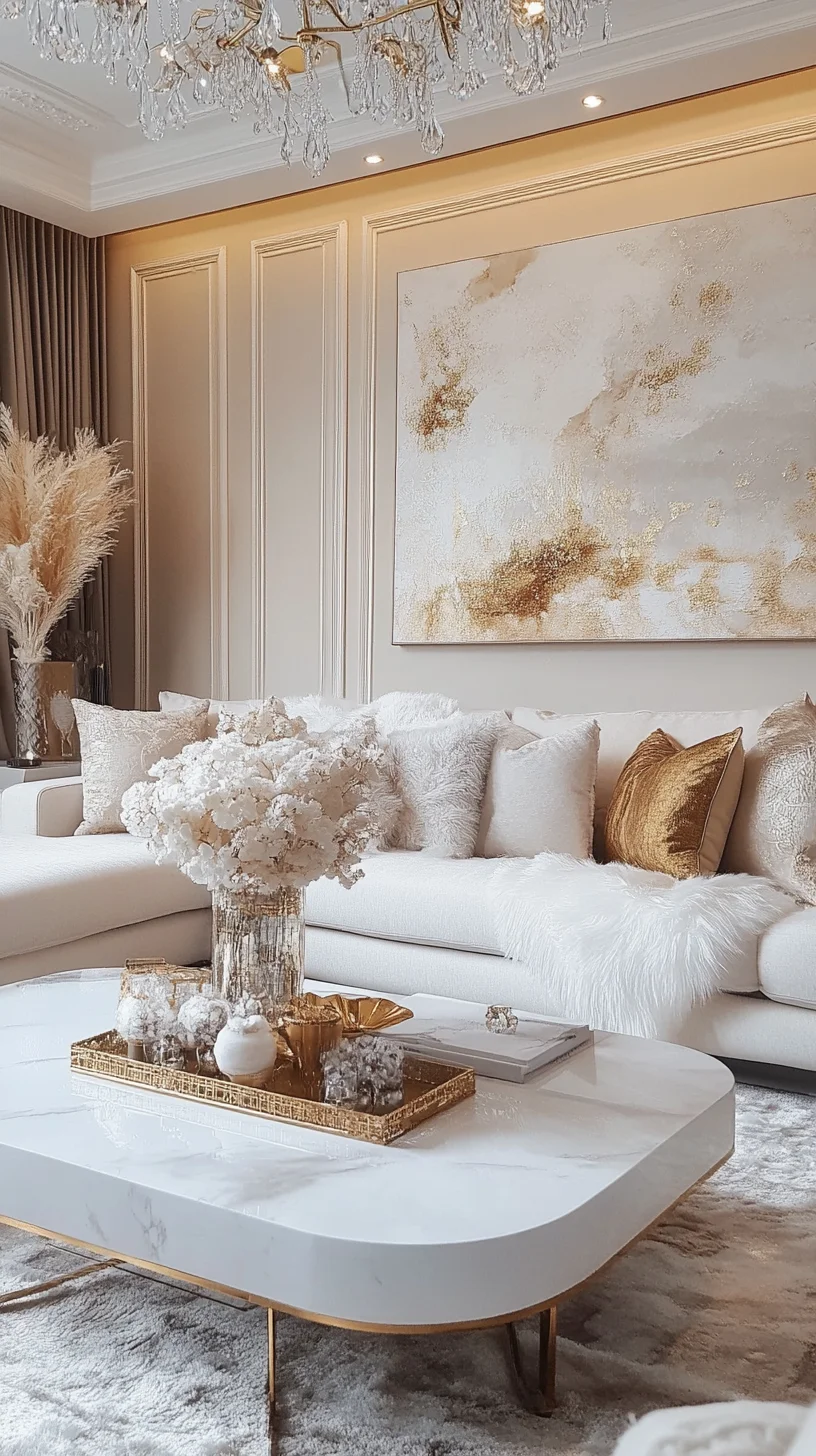 Elevate Your Space with a Chic Neutral Palette and Elegant Accents