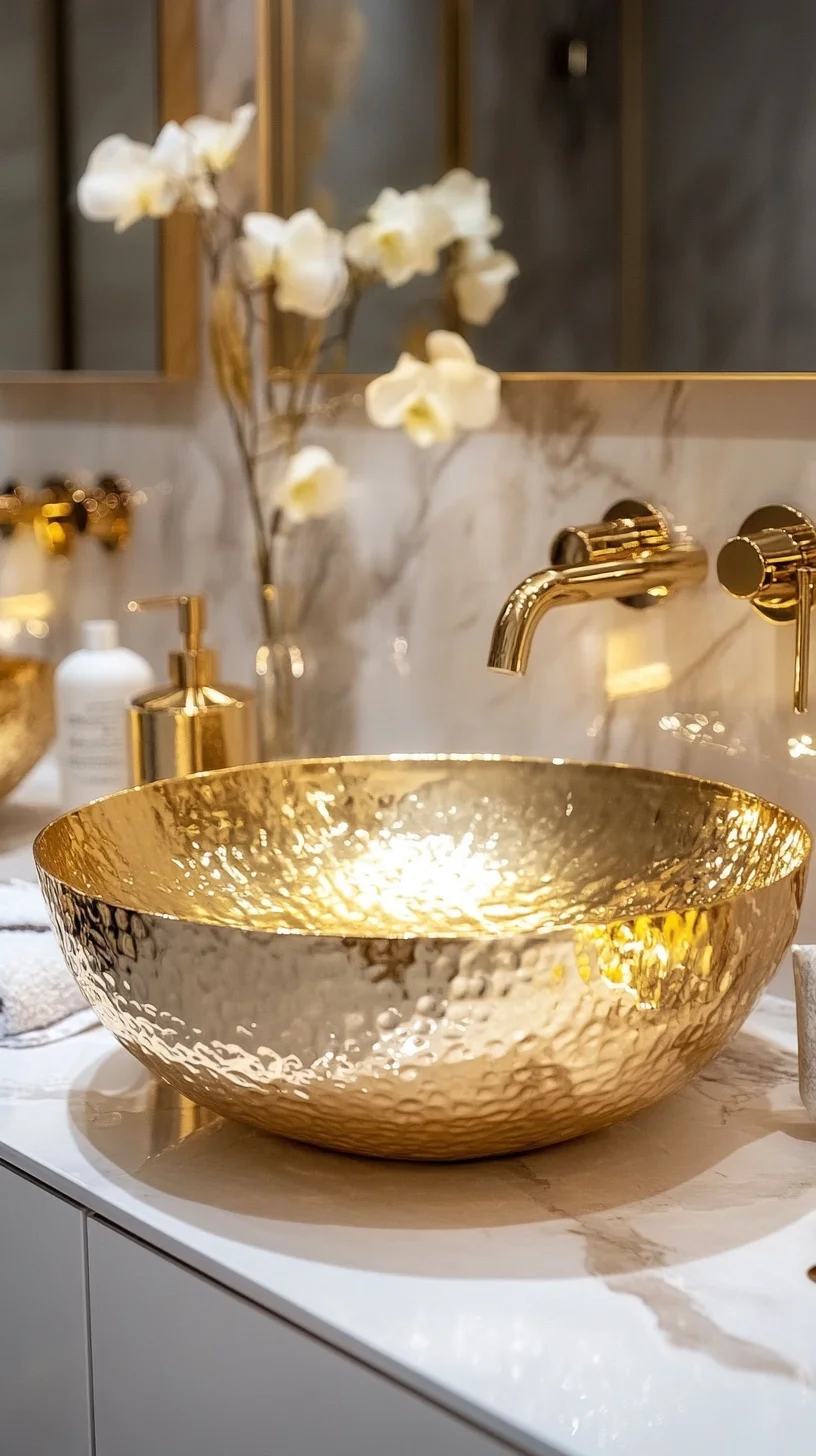 Elevate Your Space with Gorgeous Golden Hammered Bowls for a Luxe Touch