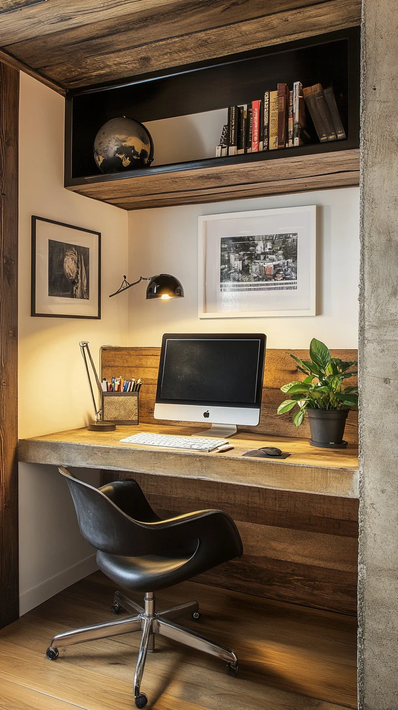 Elevate Your Workspace: A Chic and Modern Minimalist Home Office