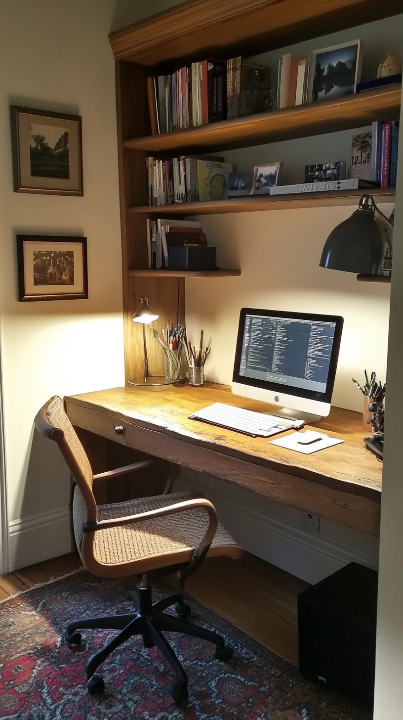 Elevate Your Workspace: A Cozy & Stylish Home Office Nook