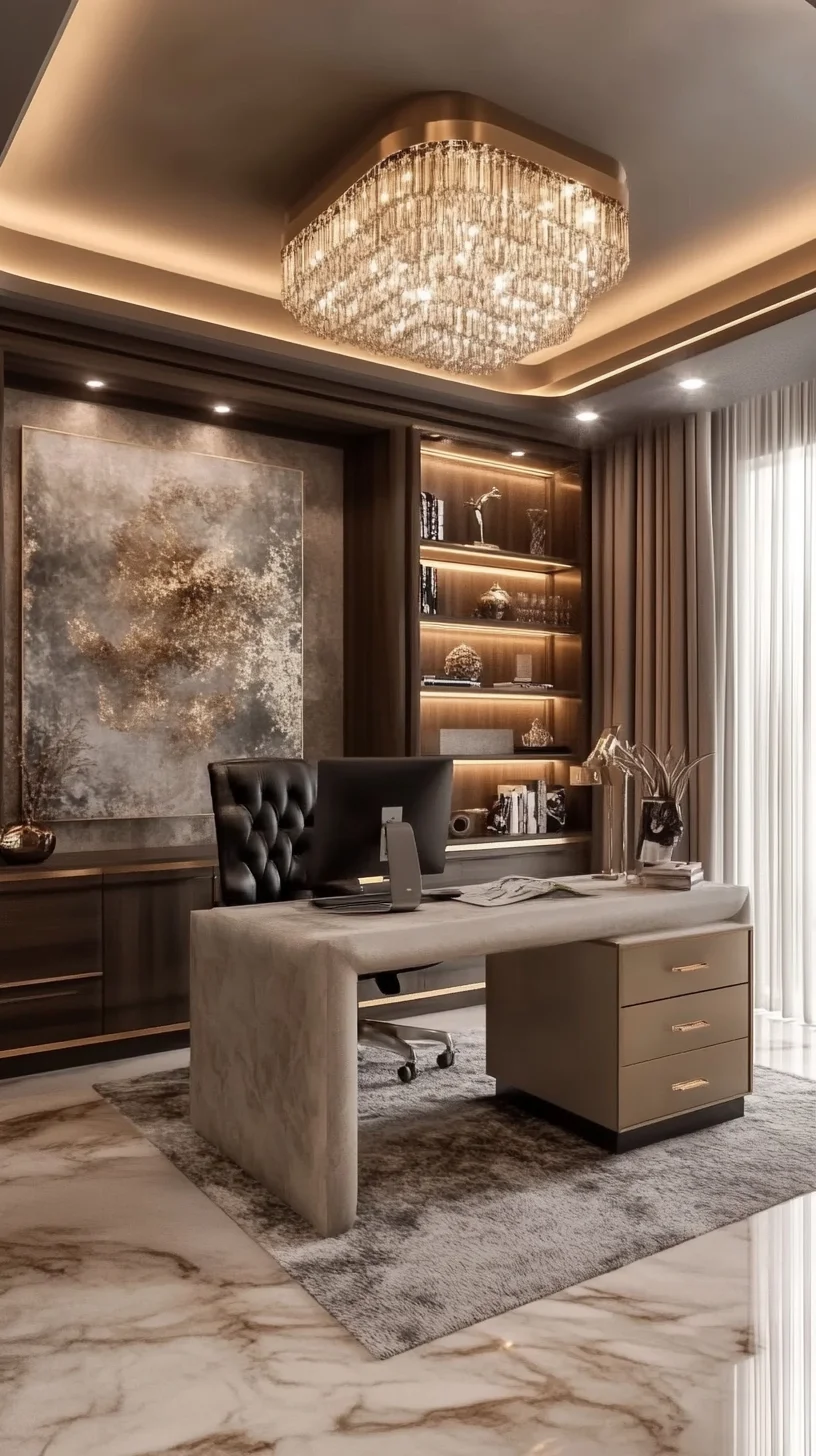 Elevate Your Workspace with Luxurious Contemporary Office Design