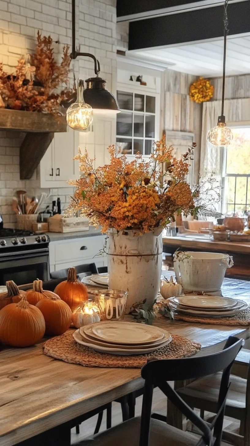 Embrace Autumn Charm: Rustic Elegance for Your Fall Dining Experience