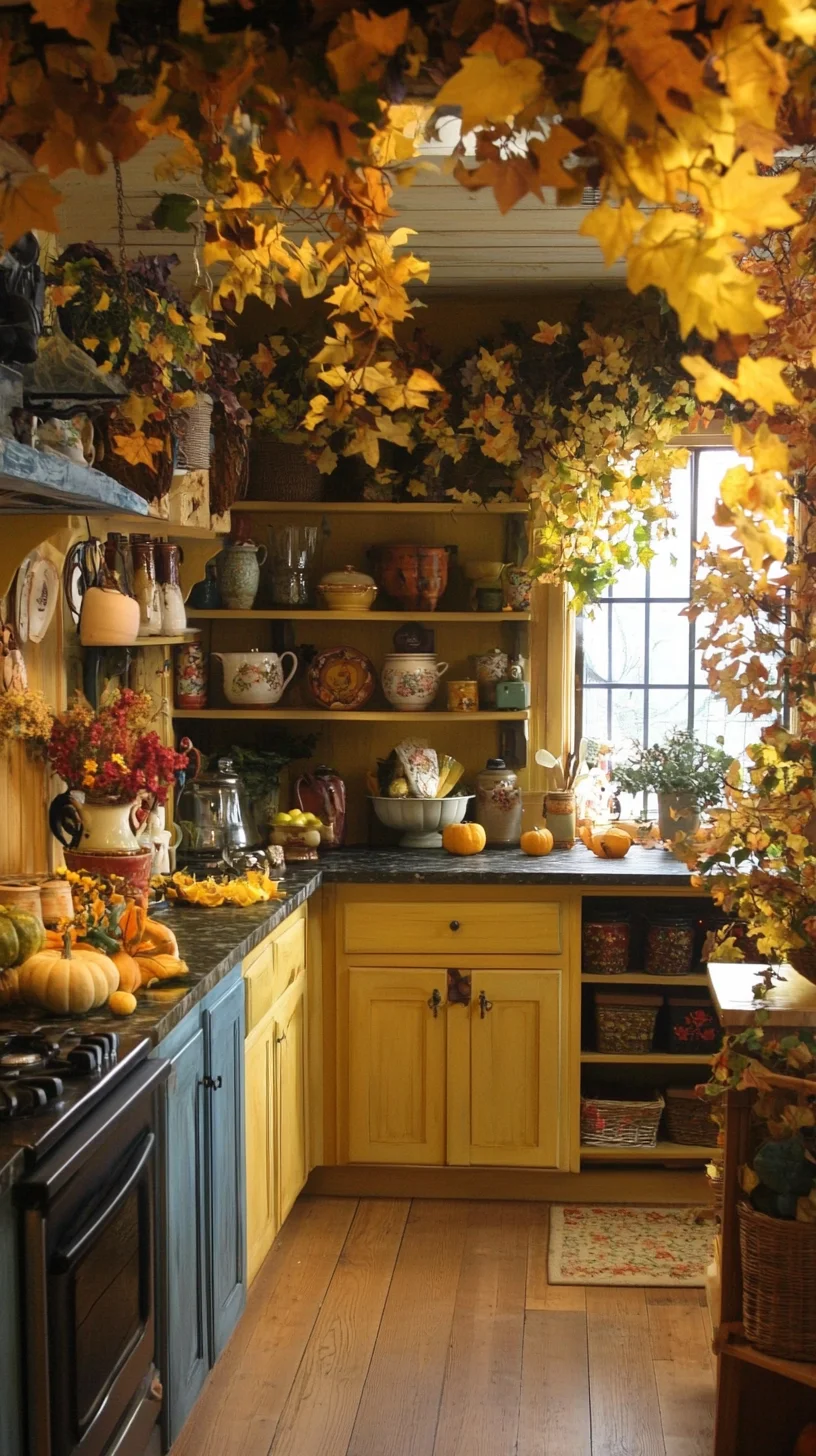 Embrace Autumn Vibes: A Cozy Kitchen Transformation with Seasonal Décor