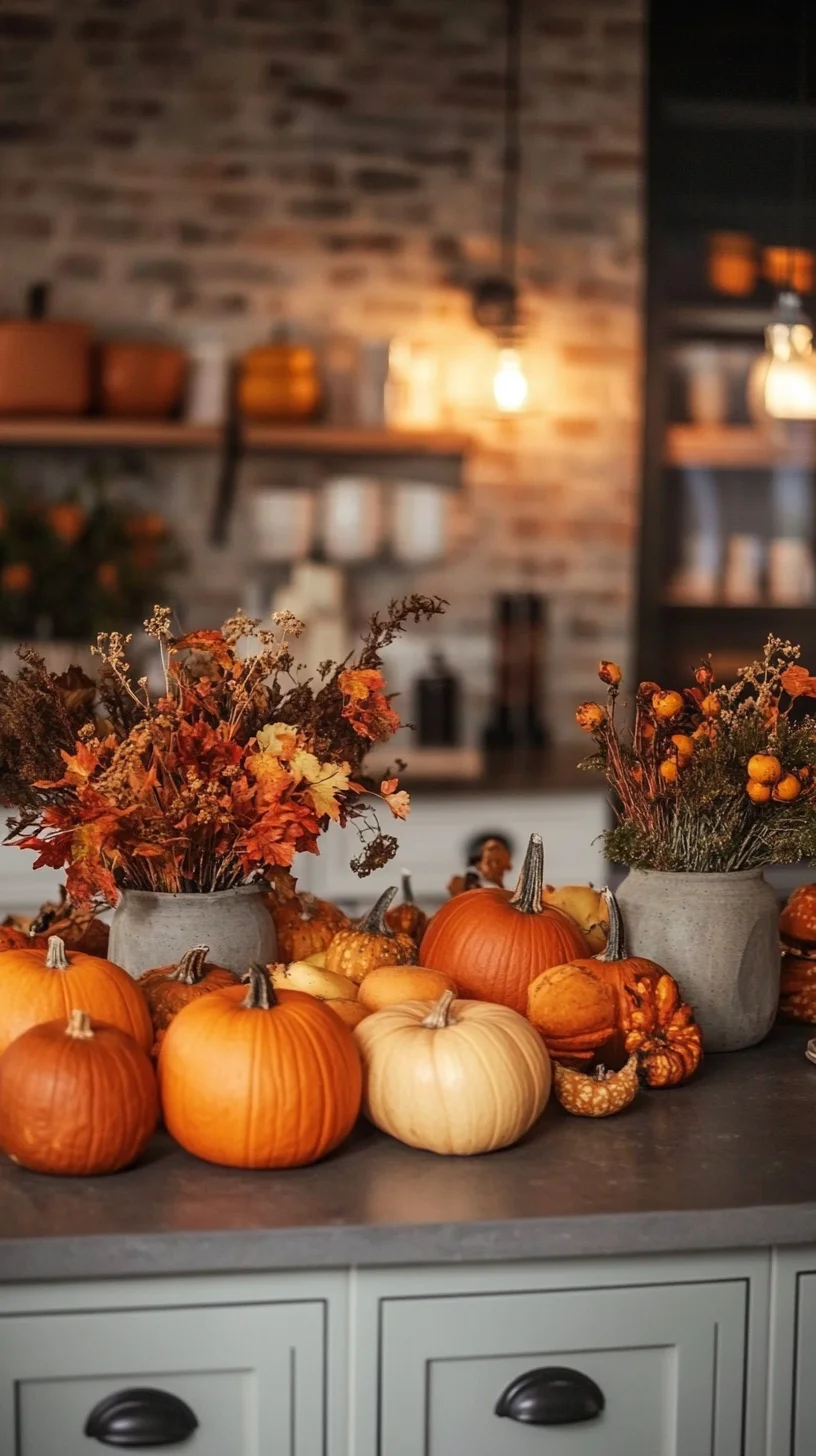 Embrace Autumn's Warmth with Festive Pumpkin and Floral Arrangements