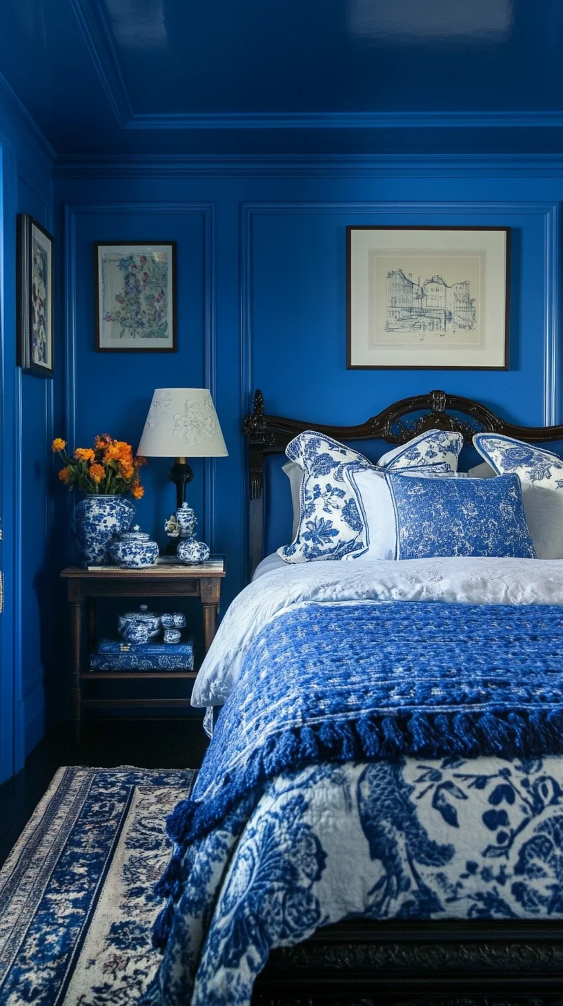 Embrace Bold Elegance: The Allure of Blue in Bedroom Décor