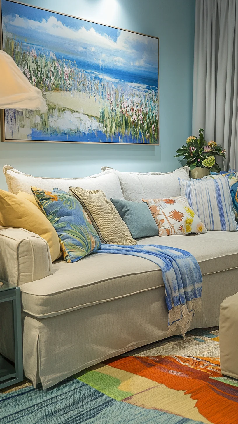 Embrace Coastal Vibes: Bright and Breezy Living Room Décor Inspiration