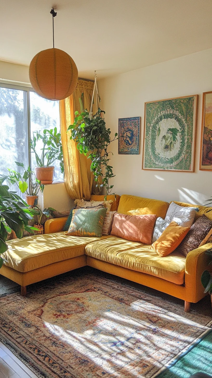 Embrace Comfort: Create a Cozy Bohemian Oasis with Vibrant Accents