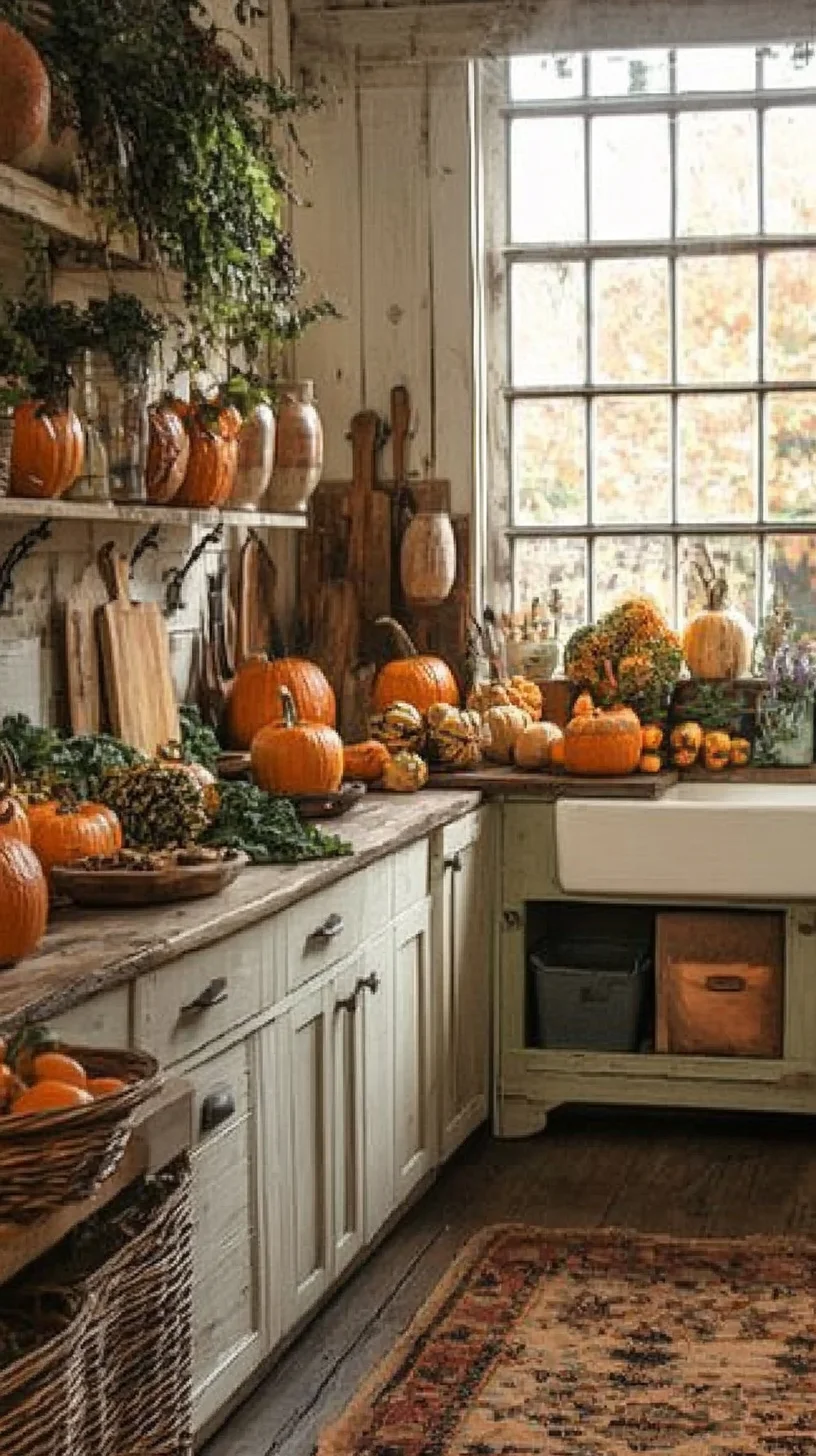 Embrace Cozy Autumn Vibes with a Pumpkin-Packed Kitchen Makeover