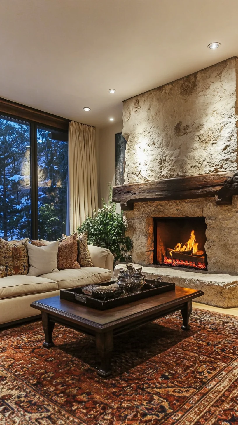 Embrace Cozy Elegance with a Rustic-Chic Living Room Makeover