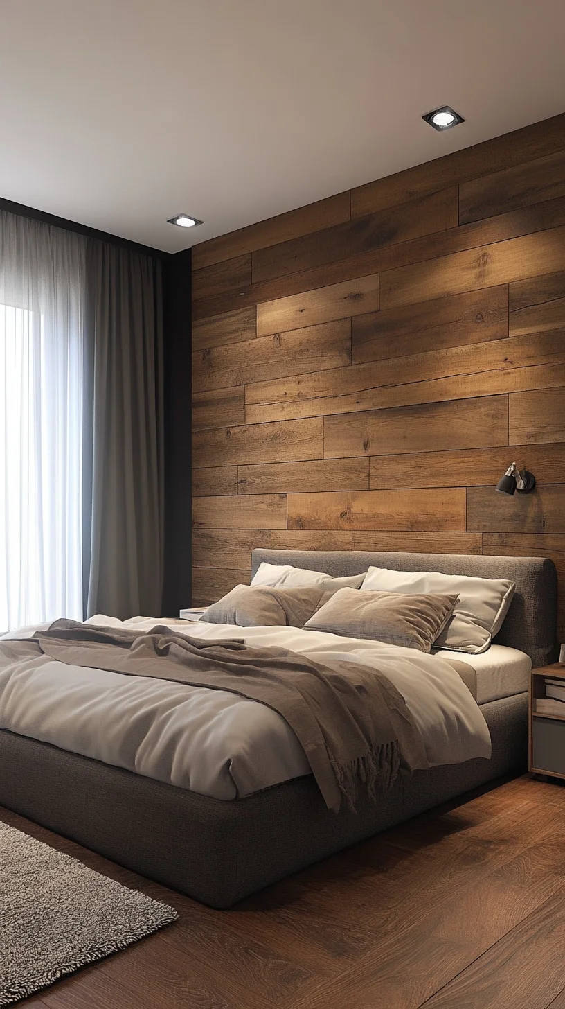 Embrace Cozy Minimalism with a Chic Rustic Bedroom Retreat