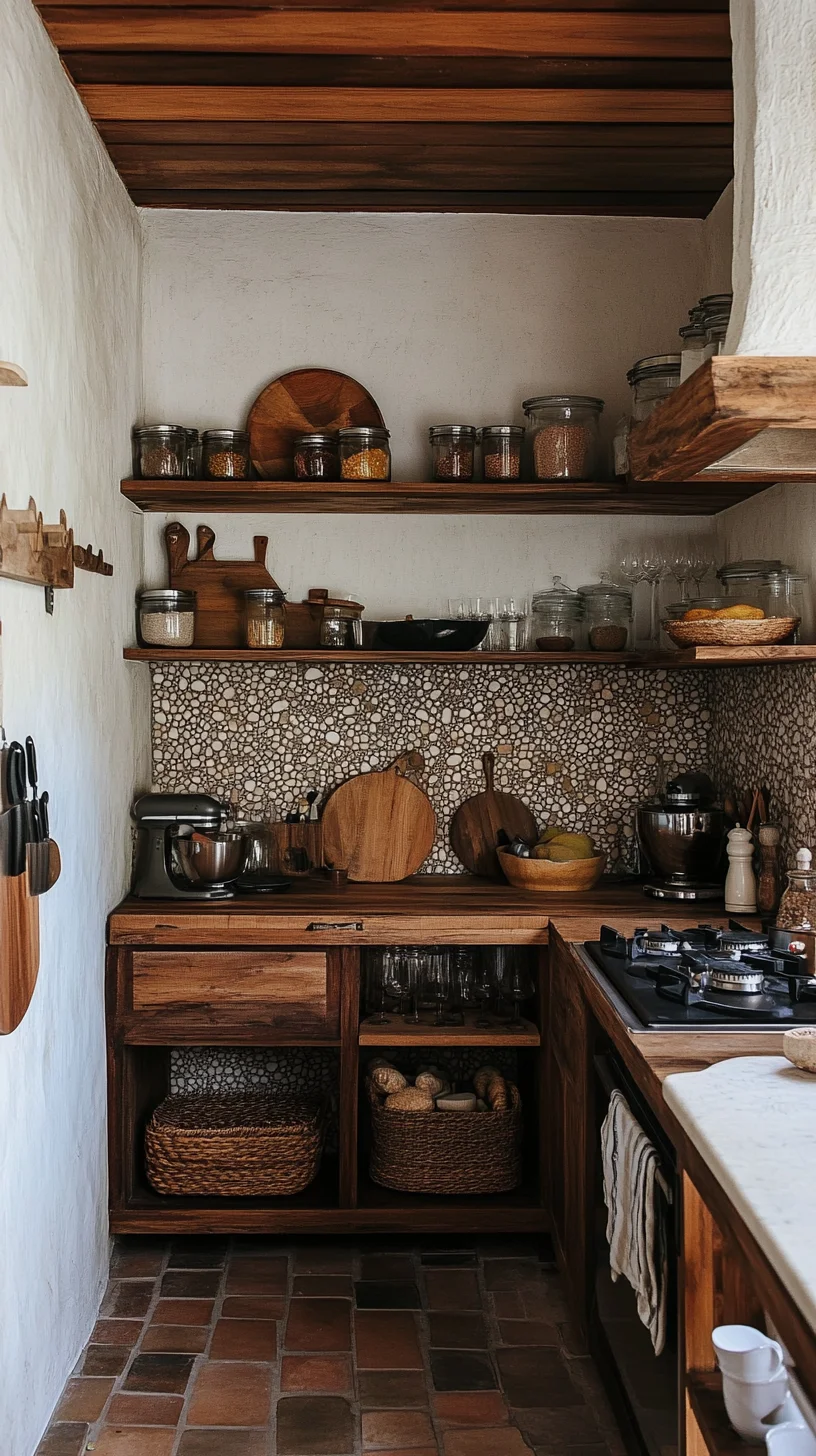 Embrace Earthy Elegance: A Rustic-Modern Kitchen Oasis