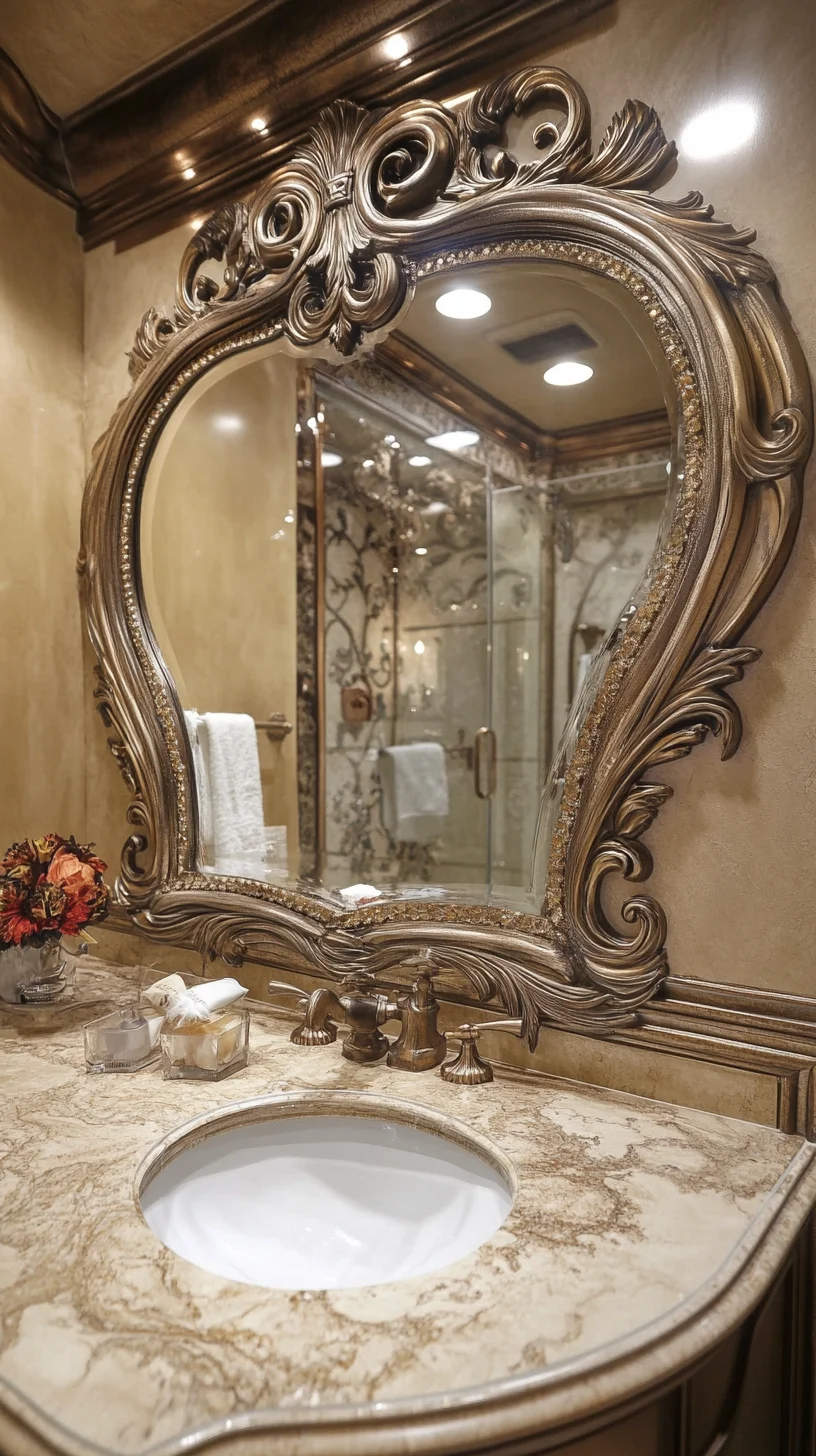 Embrace Elegance: Luxurious Vintage Glamour for Your Bathroom Oasis