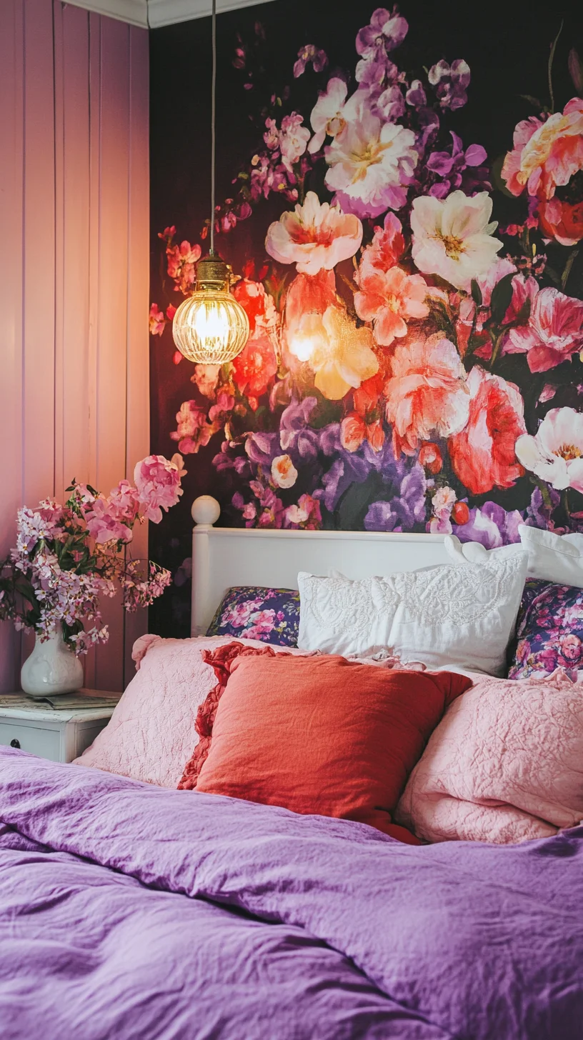 Embrace Floral Elegance: Transform Your Bedroom with Bold Botanical Bliss