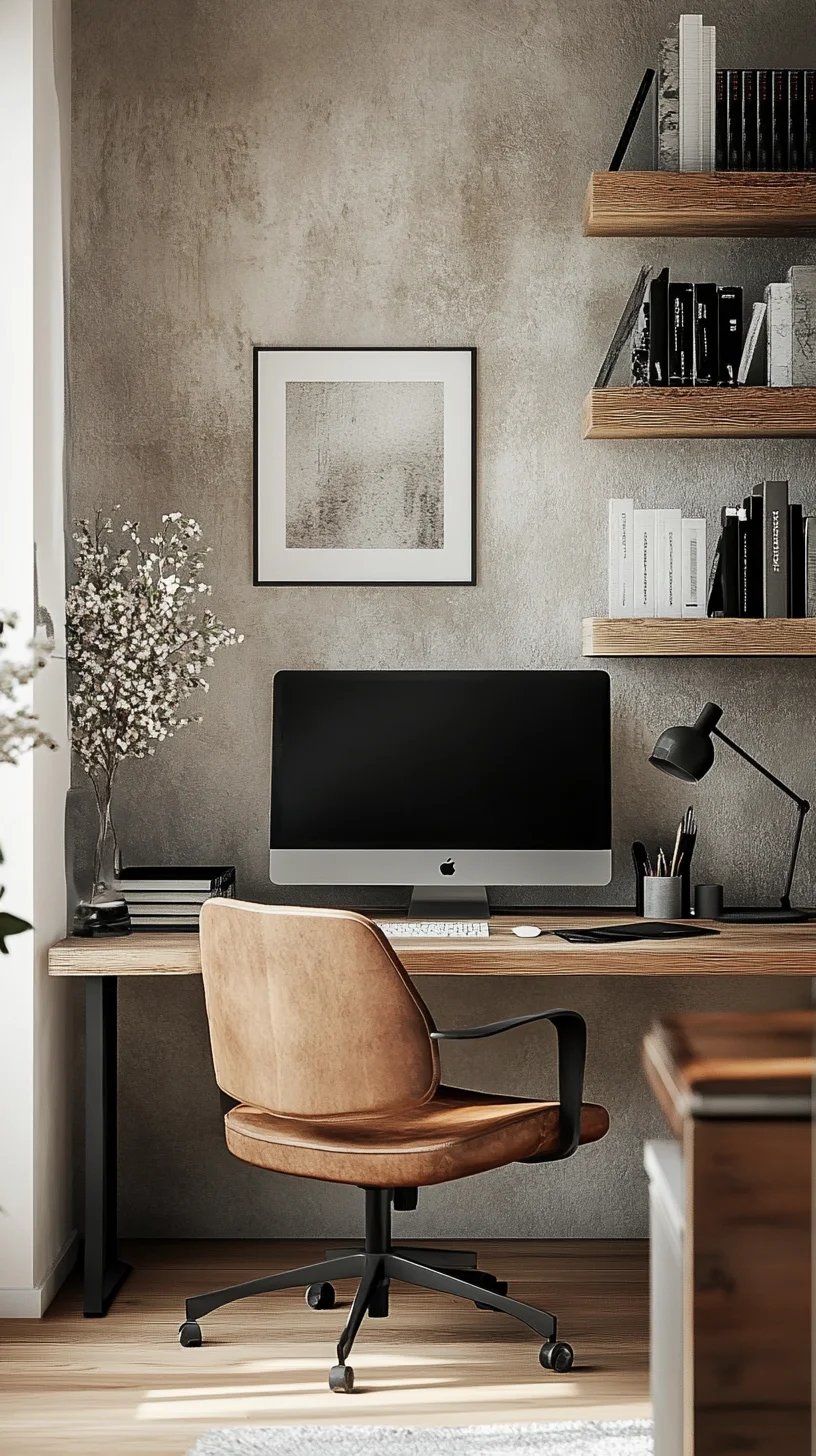 Embrace Minimalist Elegance: Transform Your Workspace into a Cozy Retreat