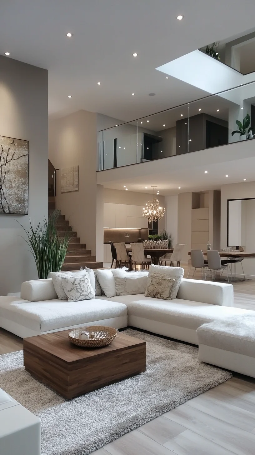 Embrace Modern Minimalism: A Chic Living Space for Effortless Elegance