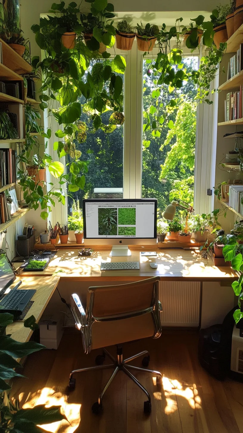 Embrace Nature: Create a Lush Green Workspace with Plants