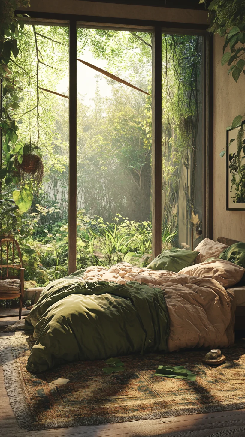 Embrace Nature: Create a Serene Green Oasis in Your Bedroom