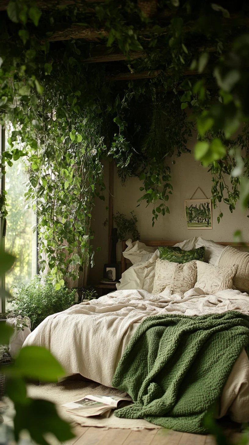 Embrace Nature’s Charm: Creating a Lush Green Sanctuary in Your Bedroom