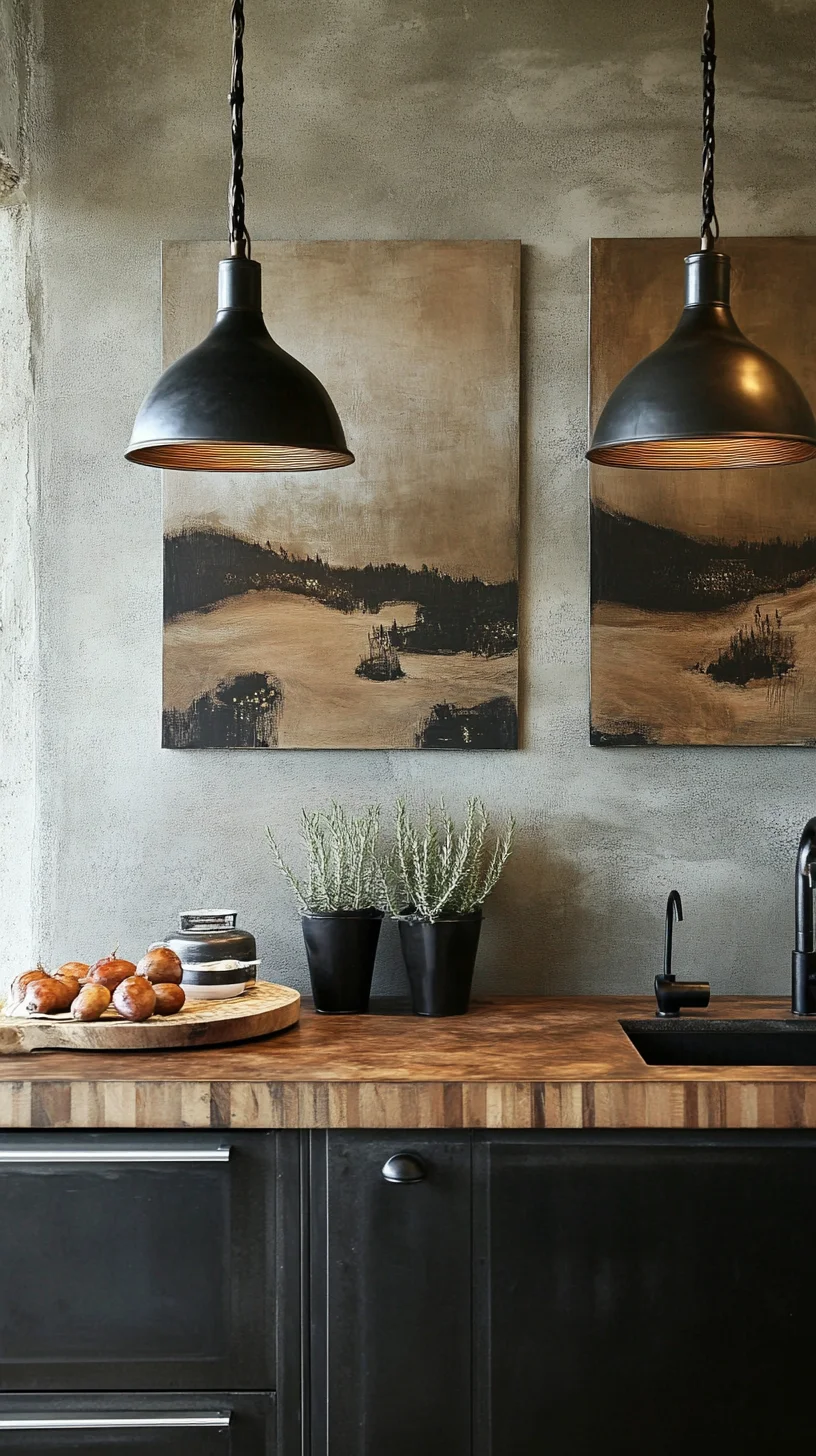 Embrace Rustic Elegance: Elevate Your Kitchen with Modern Industrial Decor